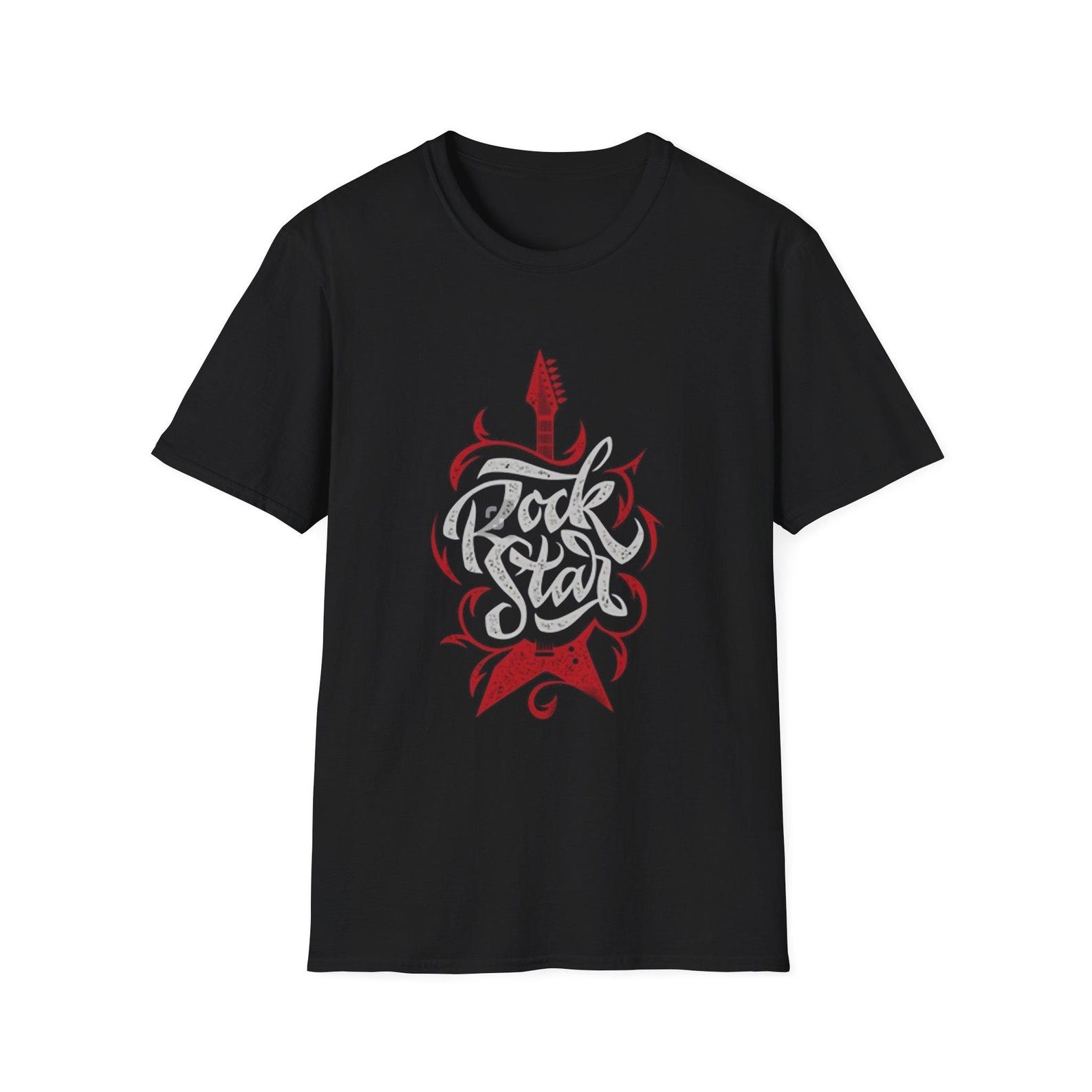Rock Star T-Shirt, Vintage Rock and Roll Band Tee, Music Lover Concert Apparel 4XL