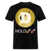 Dogecoin To the Moon Shirt Doge HODL Rocket Crypto Meme T-Shirt Size S-6XL
