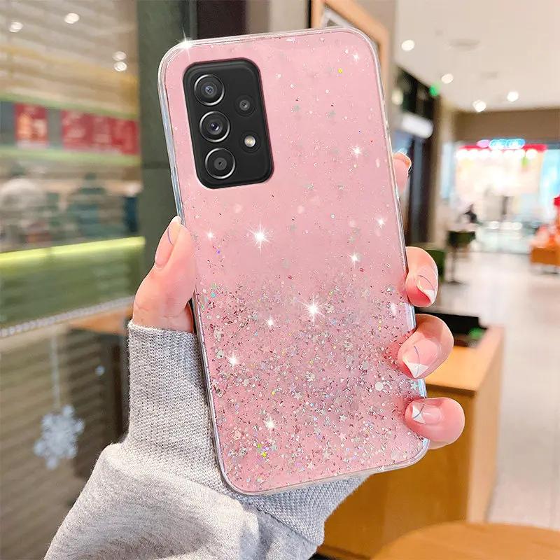 

Роскошный блестящий чехол для Xiaomi 13T 14 Redmi 13C 12C 10A 10C 9C 9At A1 A2 Note 9 9S 10 10S 11S 11 12S 12 Pro 5G Poco X3 NFC X5 F5 Pro 5G Redmi Note 12S 4G розовый