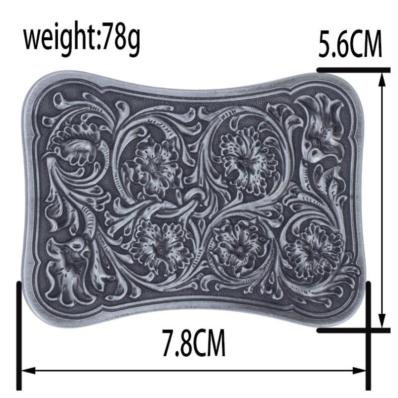 New Fashion Women Belt Gorgeous Arabesque Floral Pattern Noble Royal Flower Metal Buckle Lady Daily Waistband