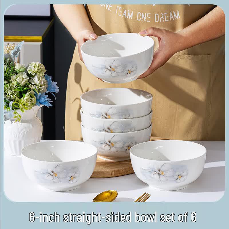 Ru Han Ceramic Rice Bowl Set