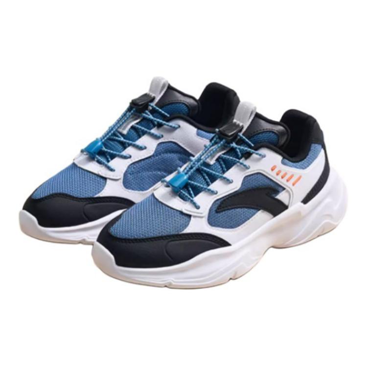 Anta Comfortable Breathable Shock Absorbing Durable Kids Casual Shoes Kids Casual Shoes Blue Black White A312418802-4
