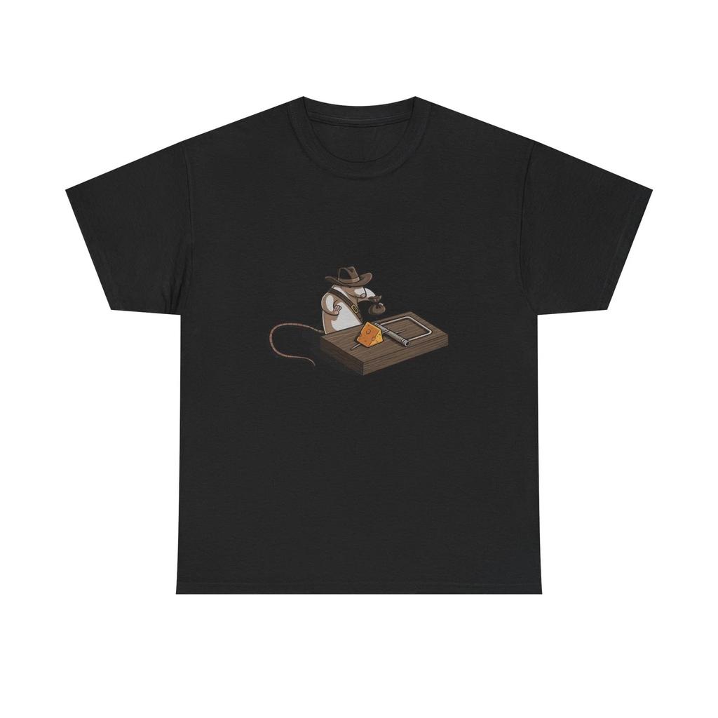Indiana Mouse Unisex Schweres Baumwoll-T-Shirt