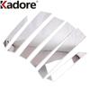 For Hyundai Sonata 2011 2012 2013 2014 Stainless Car Window Center Pillar Post Cover Trim Molding Garnish Strips Accessories