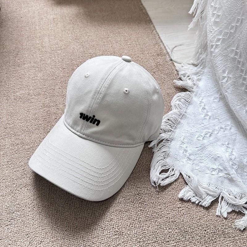 American Casual Vintage Letter Embossed Baseball Cap With Curved Brim For Women And Men