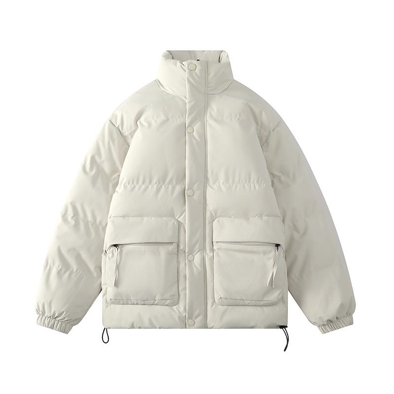 Winter New Style Stand-up Collar Thickened Warm Couple Cotton Coats Men's and Women's Coats Trendy Brand Loose Casual Bread Cotton Coats