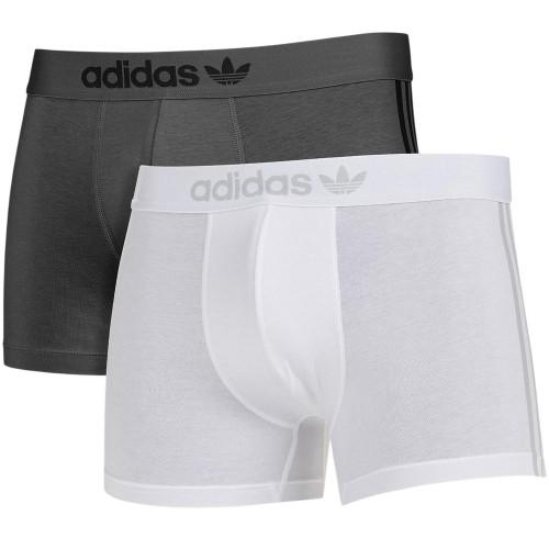 adidas Calzoncillos tipo bóxer Originals Comfort para hombre (Paquete de 2)