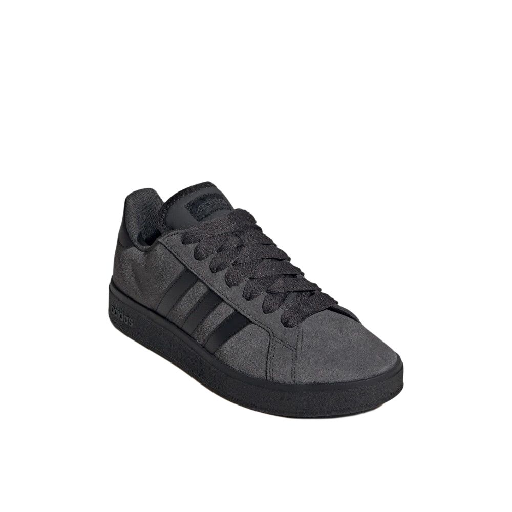 Adidas Grand Court Base 00s Casual Series Soft Comfortable Durable Low-Top Sneakers Men Sneakers Black JR5542