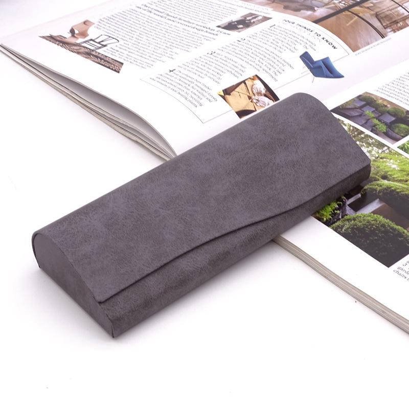 

Магнитный чехол для очков с узором овчины для мужчин и женщин - Противодавление, для миопии и хранения солнцезащитных очков серый