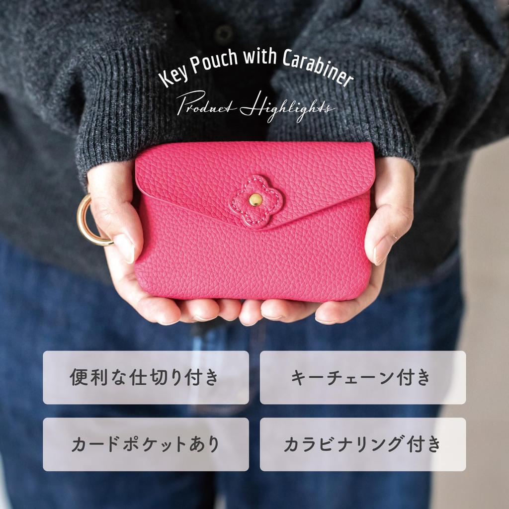 [MERDEA] Key Case Women's Smart Key Key Pouch Floral Pattern