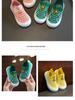 Hohle atmungsaktive Mesh Flyknit Slip-On Schuhe für Kinder - Rutschfeste weiche Sohle, lässige Babyschuhe