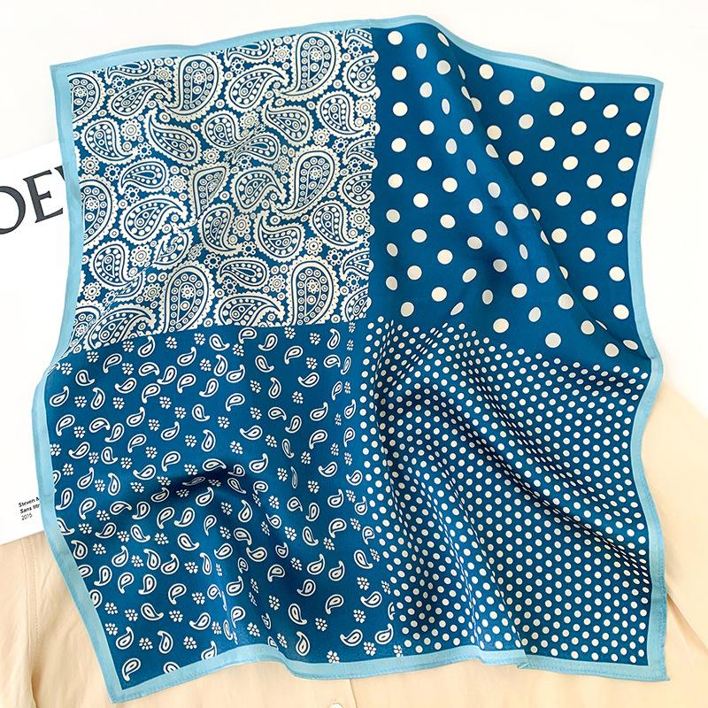 

53 * 53 см шелковичный маленький квадратный шарф многофункциональный профессиональный модный декоративный шелковый шарф для весны и осени теплая шаль 53*53cm