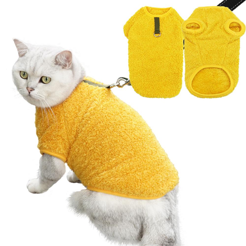 Pet it, cat clothes, autumn and winter pet clothes can pull teddy than bear, small and medium-sized dog, autumn cat sweater to keep warm