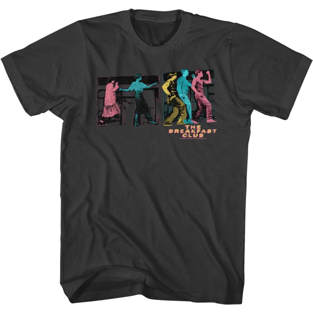 The Breakfast Club Classic Movie Group Doing The Dance Men s T Shirt S
