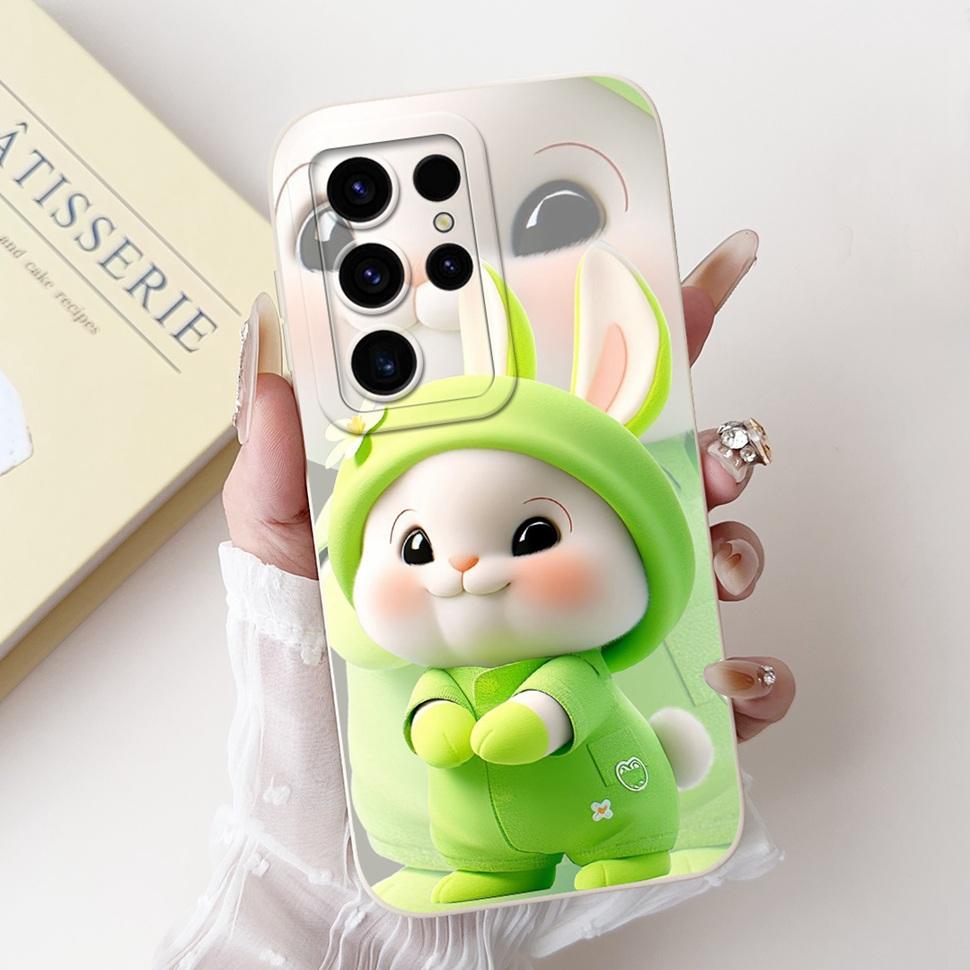 

For Samsung Galaxy S24 Ultra Case Beautiful Cartoon Cover S24Ultra S928B S928U Soft TPU Phone Case For Samsung S24 Ultra Shell Galaxy S24 Ultra