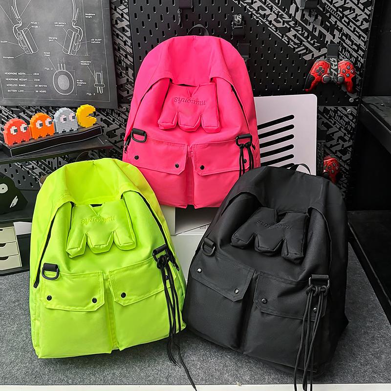 Men's Large Capacity Backpack Women Multi-Functional Travel Computer Bag Student Schoolbag