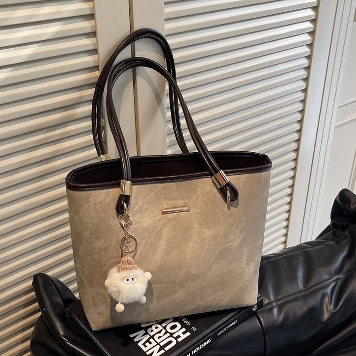 The New Korean Version Of The Texture Versatile Bag Female Large-Capacity Student Class Commuter Bag Casual Portable Tote Bag
