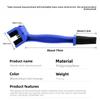 Portable Motorcycle 3-Sided Chain Cleaning Brush Mountain Bike Chain Washer Bicycle Plate Cleaner Maintenance Hand Tools Brush
