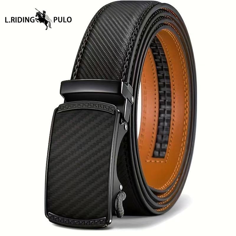 Men s Belt Buckle Cross-border Automatic Buckle Belt Belt Men s Durable Belt Youth Business Automatic Buckle 120cm