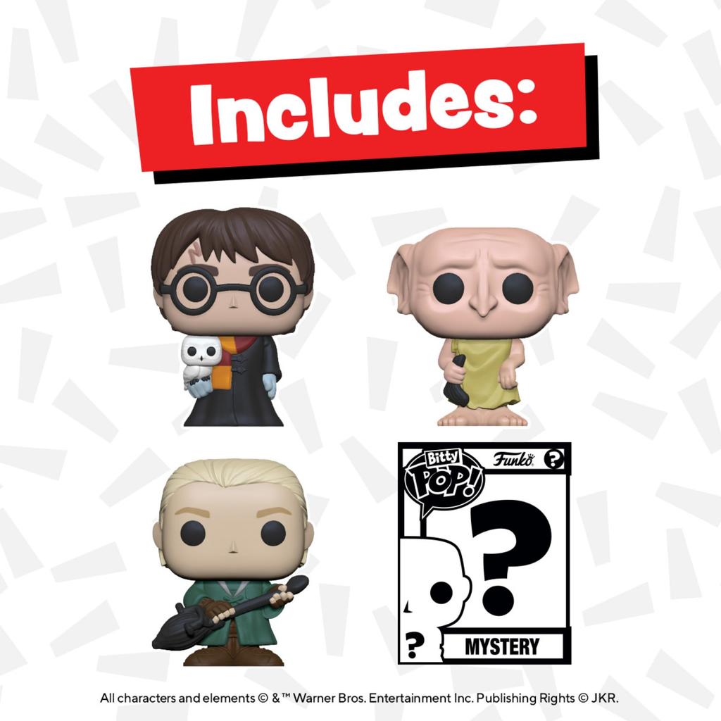 Funko Bitty Funko Bitty Pop Harry Potter 4 Piece Set Figure Pop!