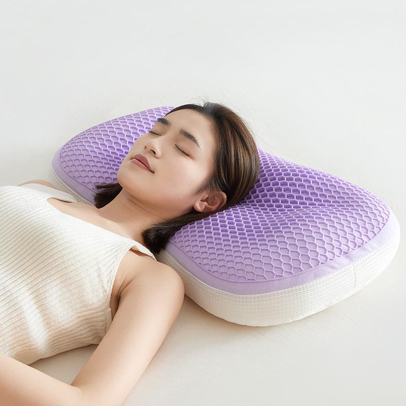 

Cooling TPE Honeycomb Dual-Use Neck Pillow: Summer Cooling & Winter Warming for Adults 40x65cm