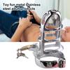 Penis Chastity Device Polishing Meticulous Workmanship Stainless Steel Male Chastity Device Belt for Sex