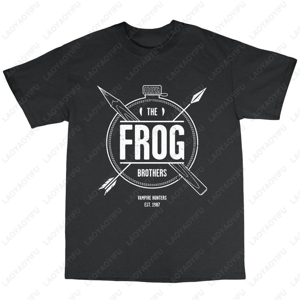 The Frog Brothers TShirt Cotton Boys Lost The Tribe The Thirst Vampires Summer Fashion Classic High Quality Cotton Letters Tee