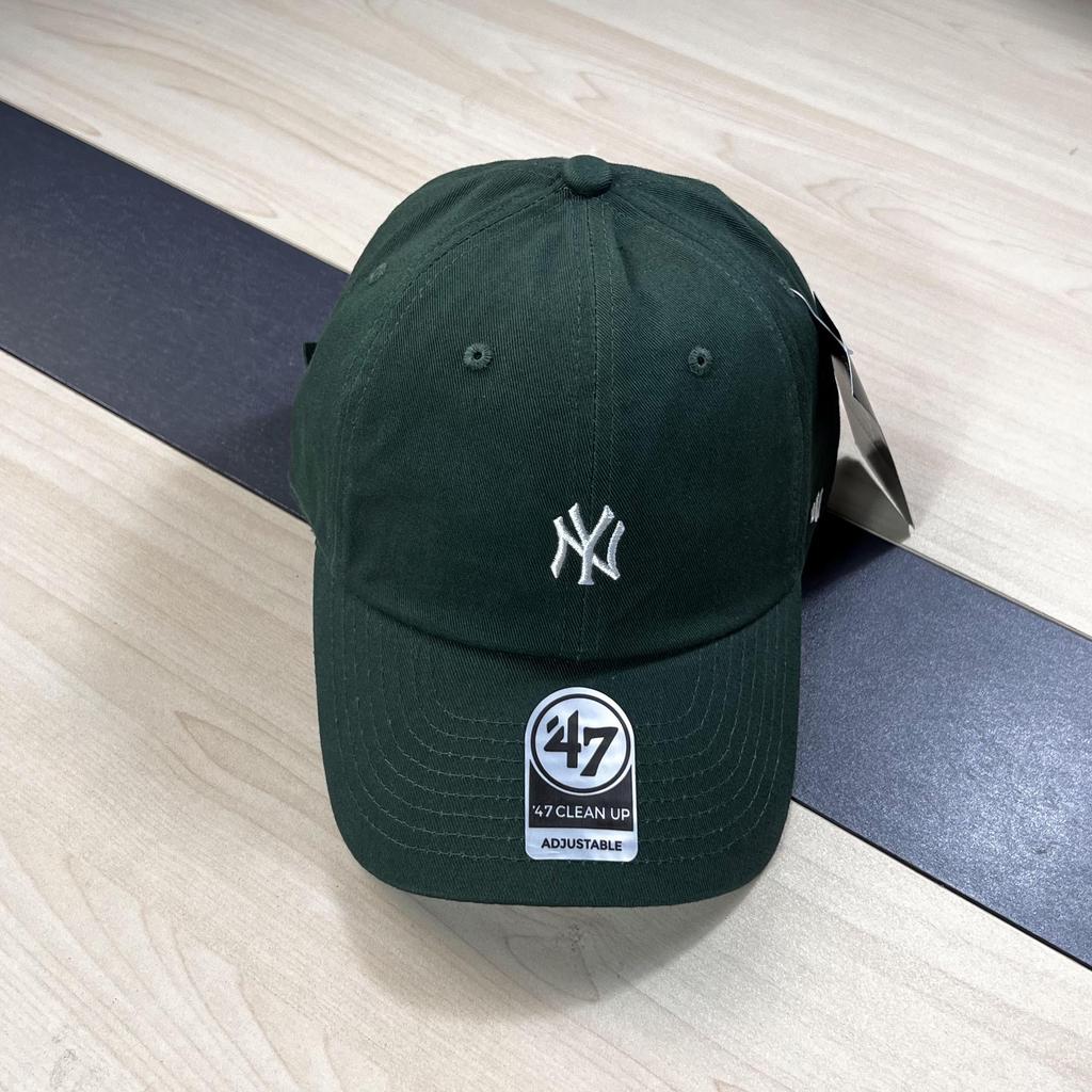 Unisex Dark Green Embroidered 47 Brand NY-LA Baseball Cap with Curved Brim