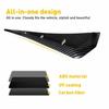 2pcs Carbon Fiber Side Car Fender Vent Air Wing Trim Cover Exterior Accessories