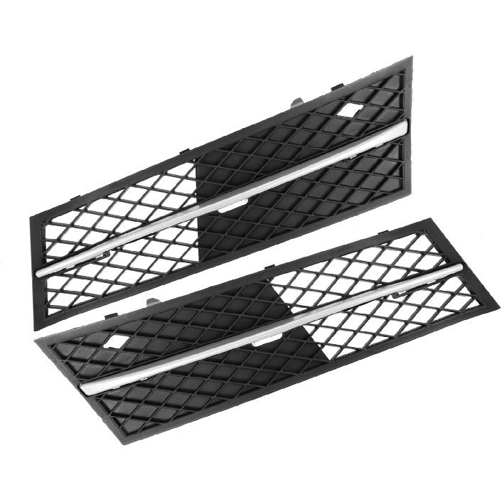 

Pair Front Fog Light Grille Bumper Grill Cover for BMW F10 F11 528i 535i 2011-2013 51117200699 51117200700 Replacement