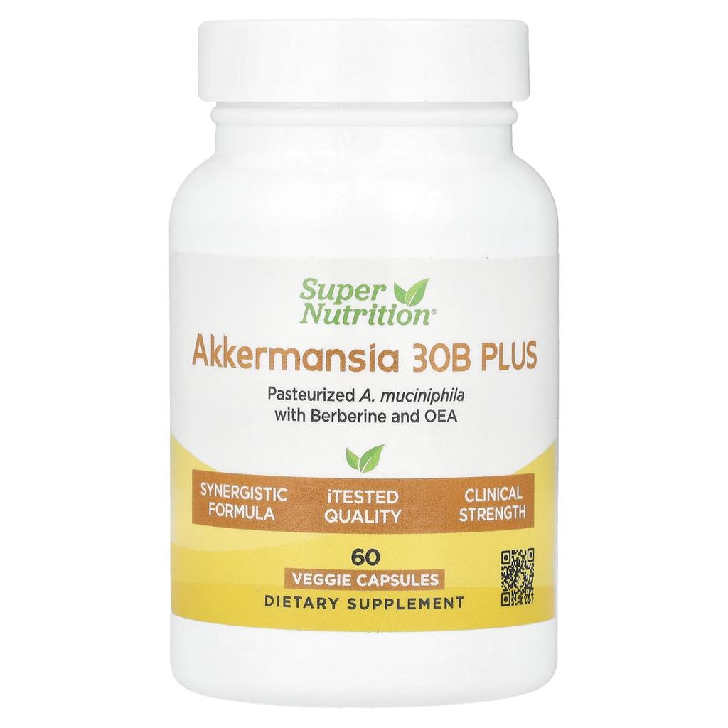 Akkermansia 30 Billion Plus, Berberine Phospholipid Matrix and Oea, 60 Veggie Capsules