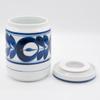 Nishikai Toki Hasami Ware Storage Container Majolica Pattern 73450 (Preservation Pottery) (Large)