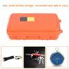 EDC Outdoor Survival Waterproof Equipment Sealed Box Dustproof Pressure Proof (Orange Big)