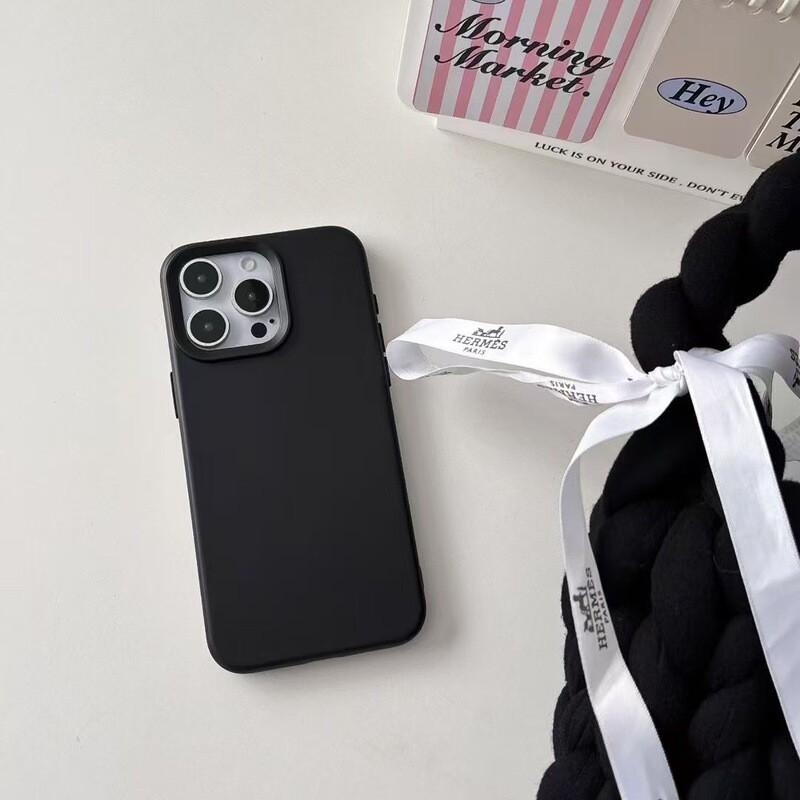 Slim TPU Phone Case IPhone 12 To 17 Series Shockproof Soft Cover In Solid Colors Minimalist Design Daily Use