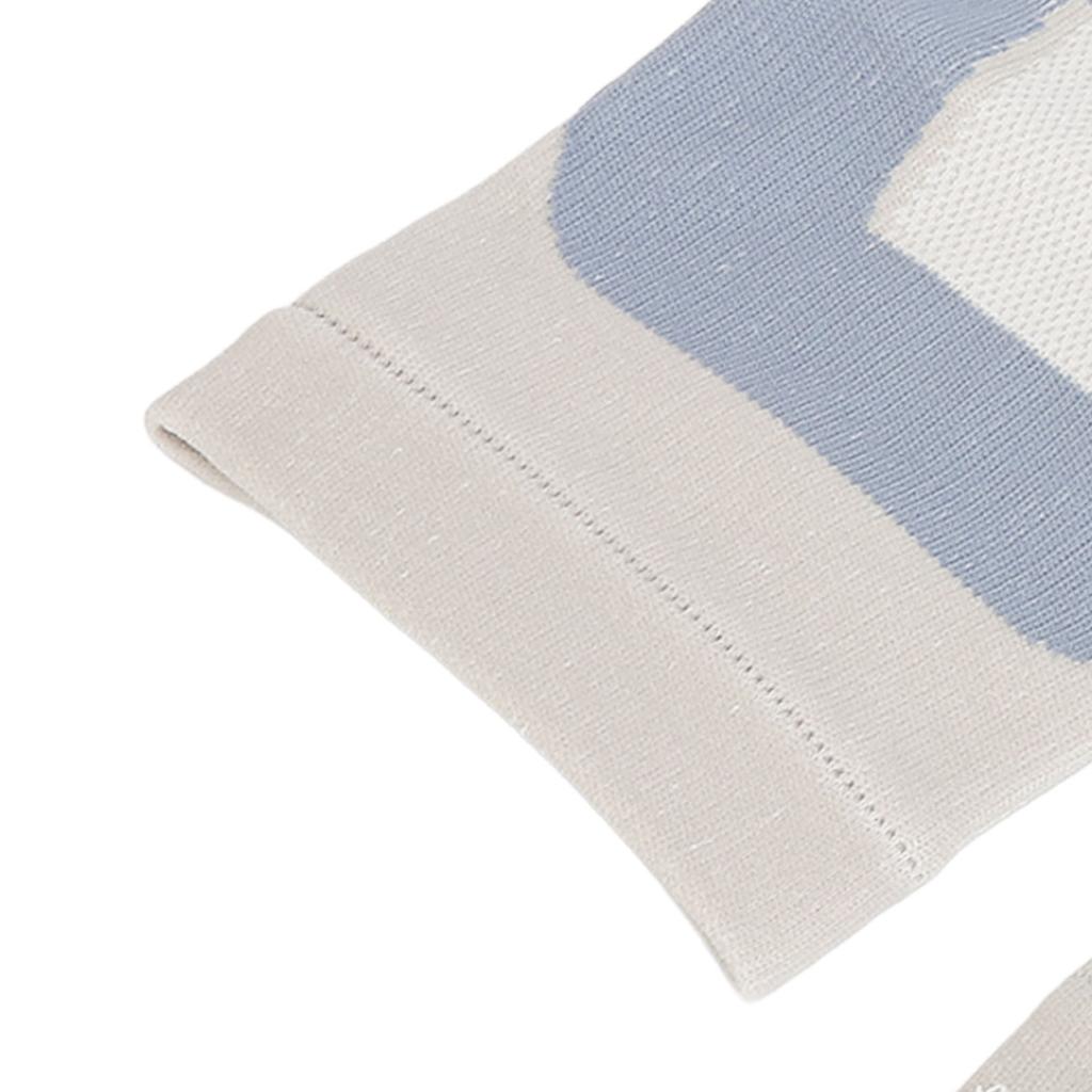 2pcs Thin Compression Knee Sleeve Breathable Non Slip Double Knit High Elasticity Knee Sleeve for Yoga Gum Workout Light Gray L