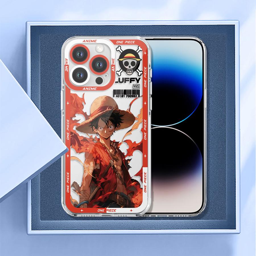 

Прозрачный чехол для телефона для iPhone 7 8 XR 13 12 11 Pro MAX 16e 17 Air 12 Mini 16 15 14 Plus Аниме Luffy Zoro iPhone 16 Pro Max