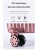 20" ABS Universal Wheel Zipper Suitcase with Combination Lock - 4-Piece Carry-on Set