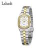 Women Elegant Steel Quartz Watches Round Dial Rhinestone Calendar Wristwatch Waterproof Classic Roman Scale Dress Watch Birthday Gift for Ladies
