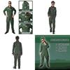 Top Gun pilots tērps Halloweena kostīms bērniem un pieaugušajiem Maverick Cosplay tērps ar saulesbrillēm un vārda zīmi