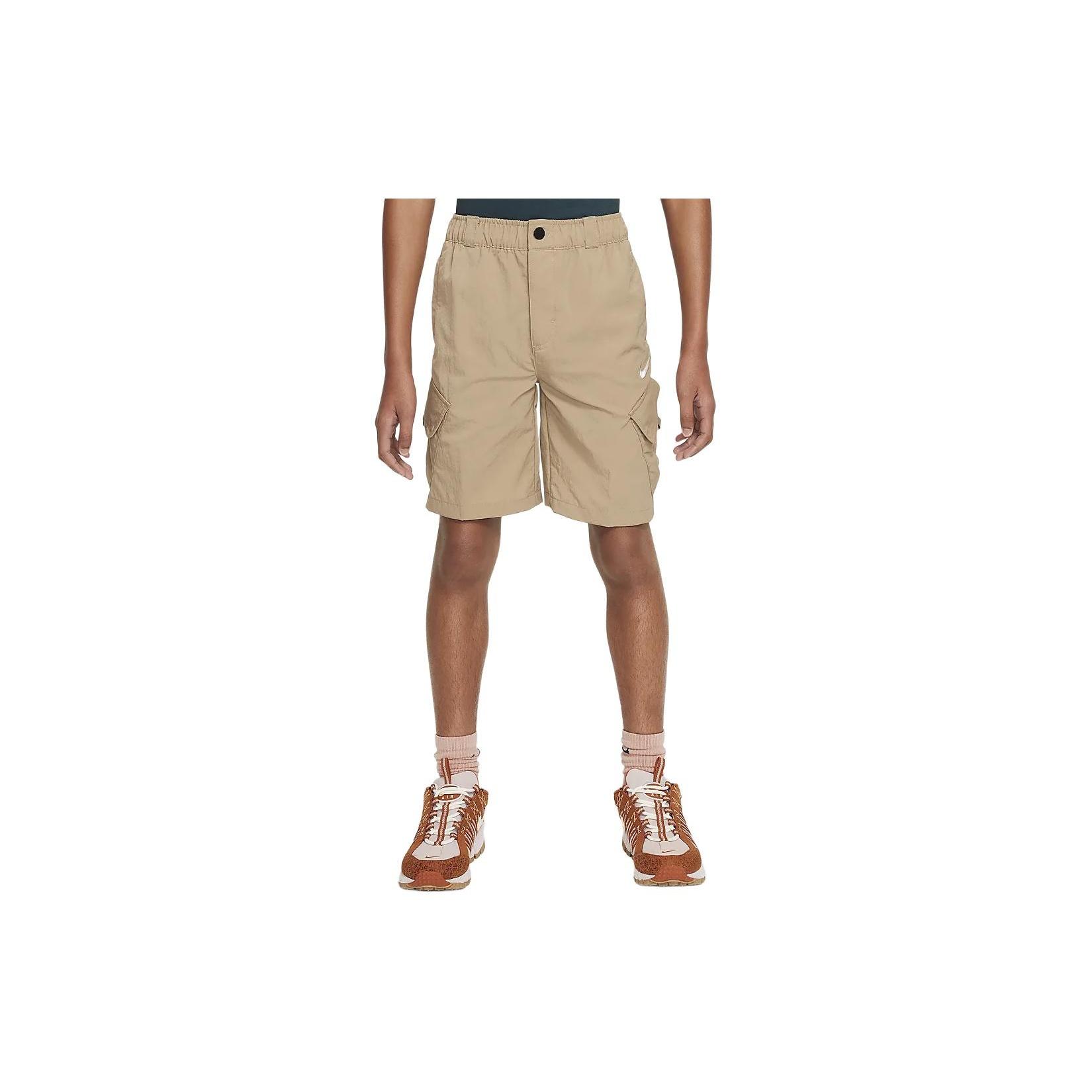 (GS) Nike Outdoor Play Woven Cargo Shorts  Khaki  Kids  FB1326-247 XL