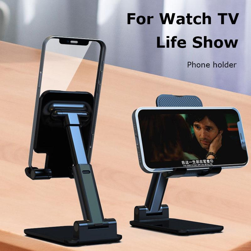 Univerzální stolní držák mobilního telefonu, stojánek pro IPhone IPad, nastavitelný skládací tablet, stolní držák mobilního telefonu, 1 kus