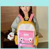 Adorable Fashionable Toddler Backpack Versatile Nylon Colorblock School Bag