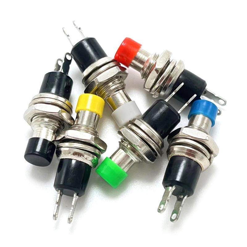 Pack of 20 Small Momentary Pushbutton Switches with Vibranting Color Hat Designs Home Accessory for Circuit Boards