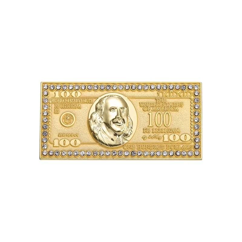 

Golf Hat Enamel Pin Hat Pins Creative Metal Dollar Sign Decoration Brooch Jackets Lapels Shirts Jewelry Accessories
