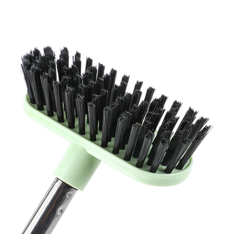 Floor Scrub Brush With Long Handle,Multi-Purpose Heavy Duty Hardwood Floor Scrubber,Cleaning Balcony Patio Garage Outdoor/Indoor