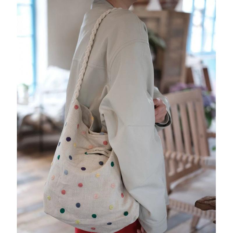 Einschulter-Handtasche - Multifunktional, Großes Fassungsvermögen, Tägliche Nutzung, Schleifenförmige Damentasche beige