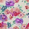 Outdoor Dekostoffe Oxford - Motiv Aquarell Blumen I Dx109
