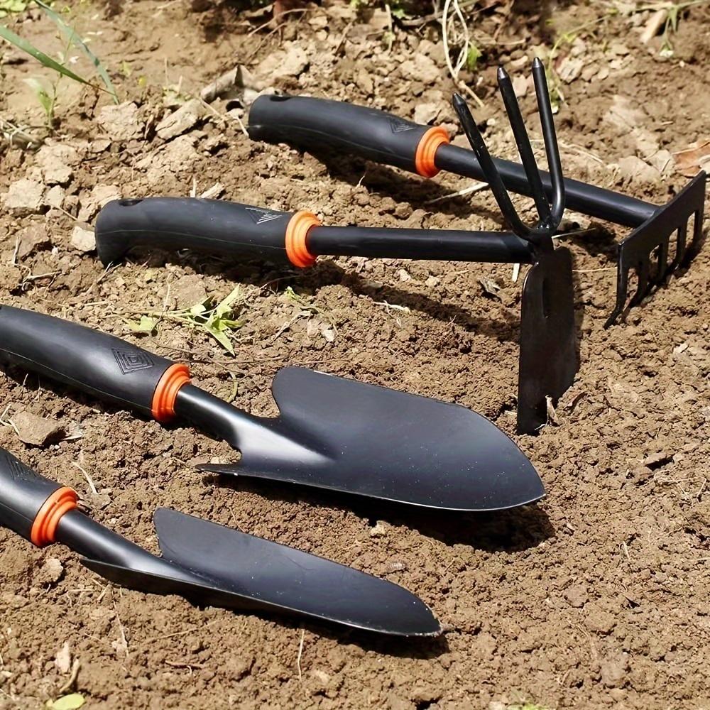 3 szt. Zestaw narzędzi ogrodowych ręcznych - Szeroka łopata Kultywator ręczny Grabie, Dwustronny kultywator Narzędzia do roślin - Do kopania Przesadzania Pielenia