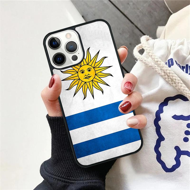 Uruguay National Flag Phone Case For iPhone 17 Air 15 16 Cover  11 13 14 Pro Max 12 Plus Max Fundas