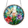 Acrylic Jigsaw Puzzle Suncatcher 83 Pcs DIY Puzzles Craft Kit for Adults Colorful Window Hanging Ornament for Women Men Home Garden Decor